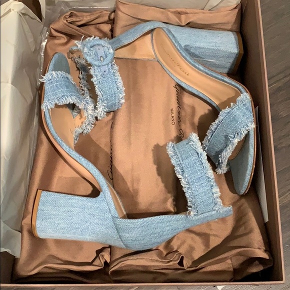 gianvito rossi denim sandals